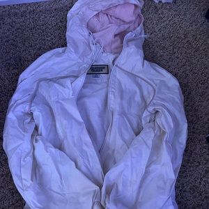 white weather tamer raincoat